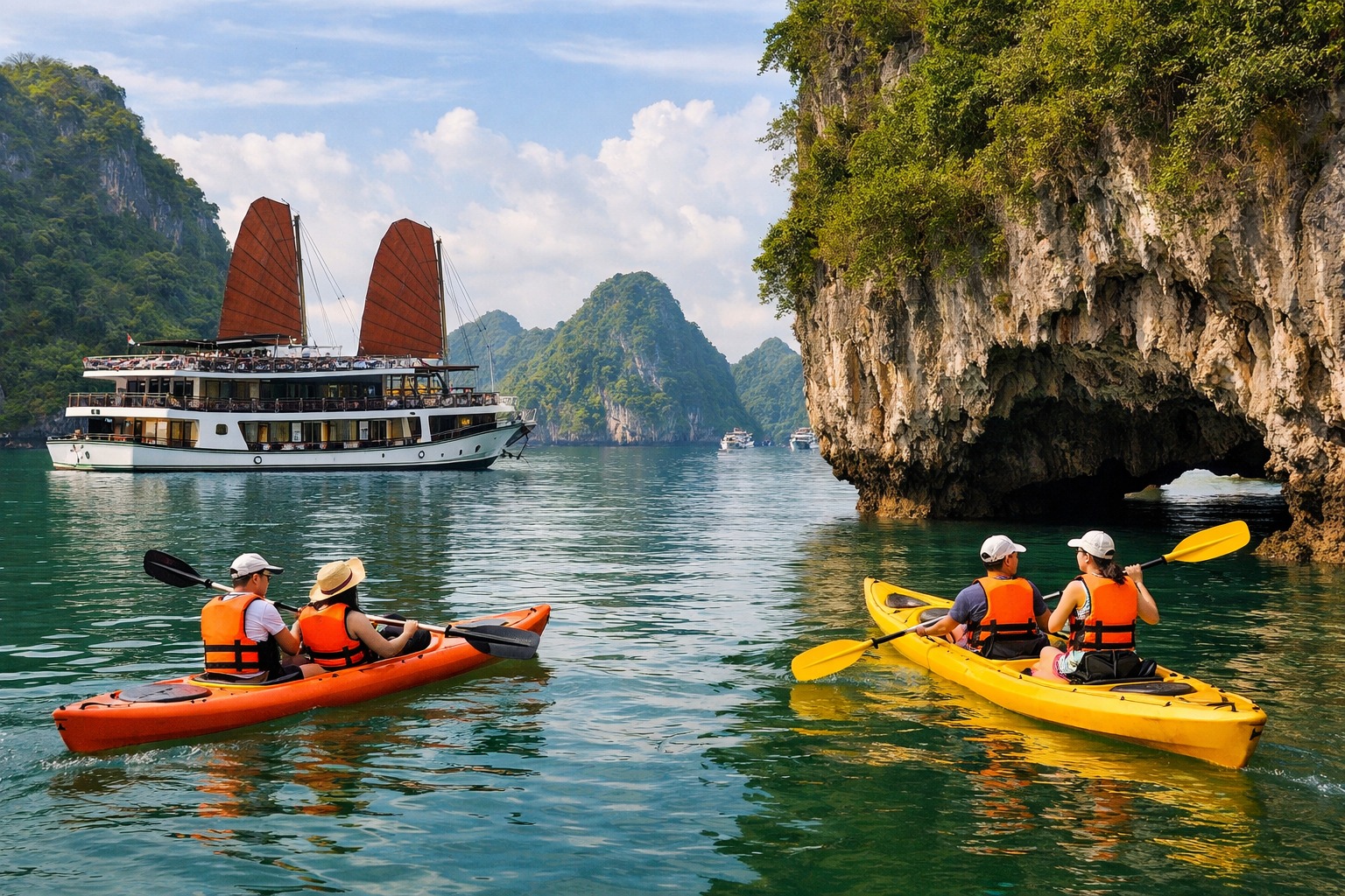 Why Kayaking in Lan Ha Bay is So Special – A Must-Try with Jade Sails Halong